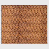 Brown leather woven backgroundleather,brown,backgr geschenkpapier (Flach)