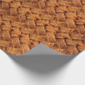 Brown leather woven backgroundleather,brown,backgr geschenkpapier (Ecke)