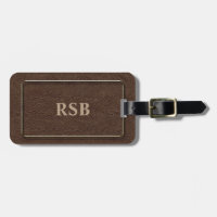 Brown-Leder-Blick mit Goldrahmen