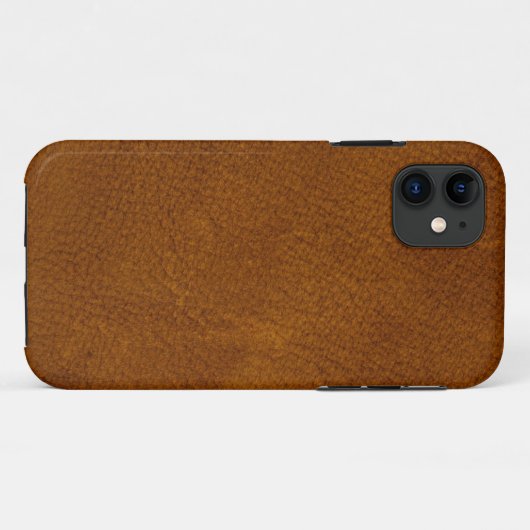 Brown-Leder Case-Mate iPhone Hülle (Rückseite (Horizontal))