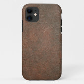 Brown-Leder Case-Mate iPhone Hülle (Rückseite)
