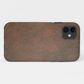 Brown-Leder Case-Mate iPhone Hülle (Rückseite (Horizontal))