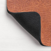 Brown-Leder Mousepad (Ecke)