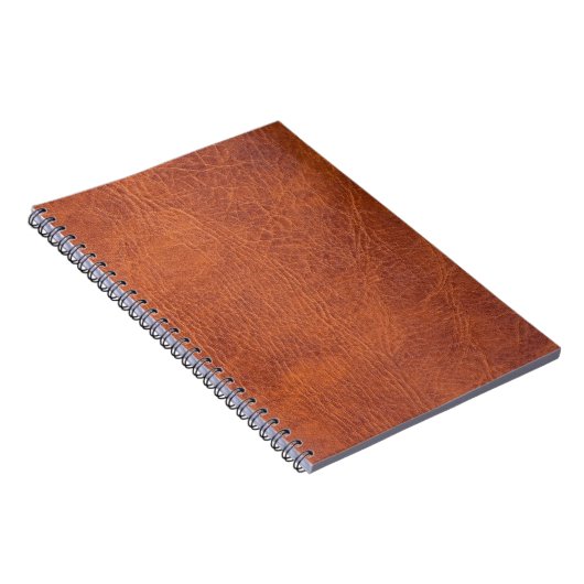 Brown-Leder Notizblock (Rechte Seite)