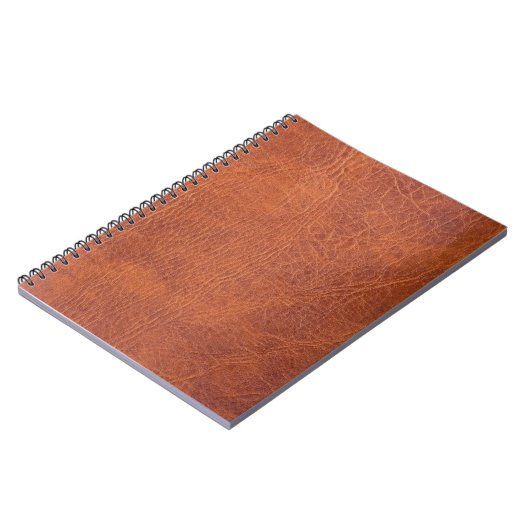 Brown-Leder Notizblock (Linke Seite)