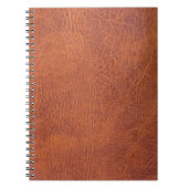Brown-Leder Notizblock (Vorderseite)