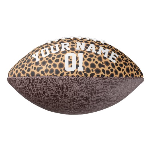 Brown Leopard Football (Gedreht 270)