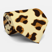 Brown-Leopard-Haut-Druck-Muster-Hals-Krawatte Krawatte (Gerollt)
