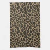 Brown Leopard Print Handtuch (Vertikal)