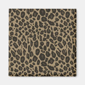 Brown Leopard Print Magnet (Vorne)