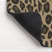 Brown Leopard Print Mousepad (Ecke)