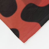 Brown Leopard Print Soccer Name Fleecedecke (Ecke)