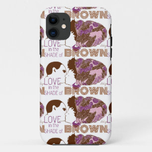 BROWN LIEBE in LILA & PINK Case-Mate iPhone Hülle