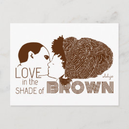 BROWN-LIEBE POSTKARTE