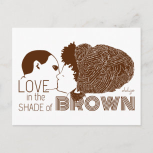BROWN-LIEBE POSTKARTE