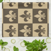 Brown-Lilie Handtuch (Gefaltet)