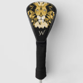 Brown Lion Golf Headcover (Vorderseite)