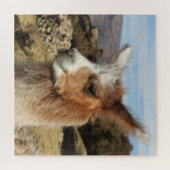 Brown Llama Nah up Face Profile - Cusco Peru Puzzle (Horizontal)