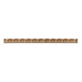 Brown-Löwe-Kopf-Handwerks-Band Satinband (Vorderseite)