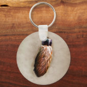Brown Lucky Rabbit's Foot Schlüsselanhänger (Vorderseite)