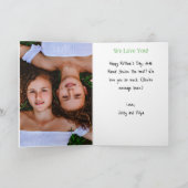 BROWN Mama Mutterkarte mit Foto,Blumenstrauß Schri Karte (Innenseite)