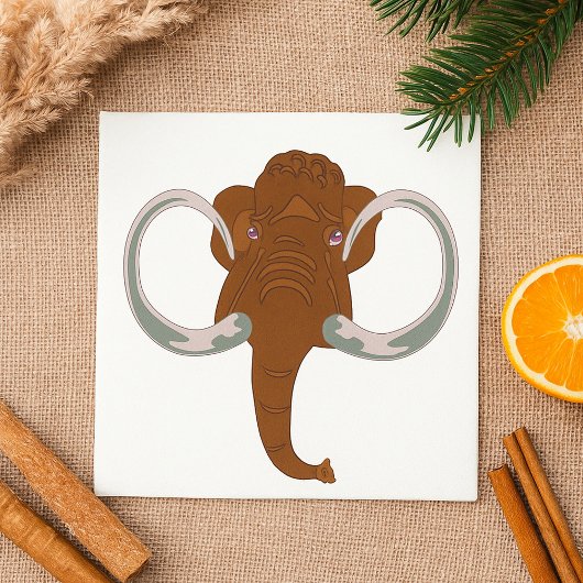 Brown Mammoth Napkins Serviette