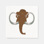 Brown Mammoth Napkins Serviette (Vorderseite)
