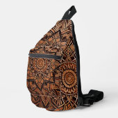 Brown Mandala Crossbody Bag (Rechte Ecke)
