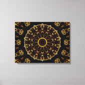 Brown Mandala Leinwanddruck (Vorderseite)