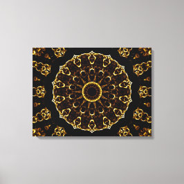 Brown Mandala Leinwanddruck