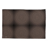 Brown Mandela Design HAMbyWG Pillow Hüllen Kissenbezug (Rückseite-Links)