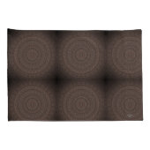 Brown Mandela Design HAMbyWG Pillow Hüllen Kissenbezug (Rückseite-Rechts)