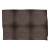 Brown Mandela Design HAMbyWG Pillow Hüllen Kissenbezug (Vorderseite-Links)