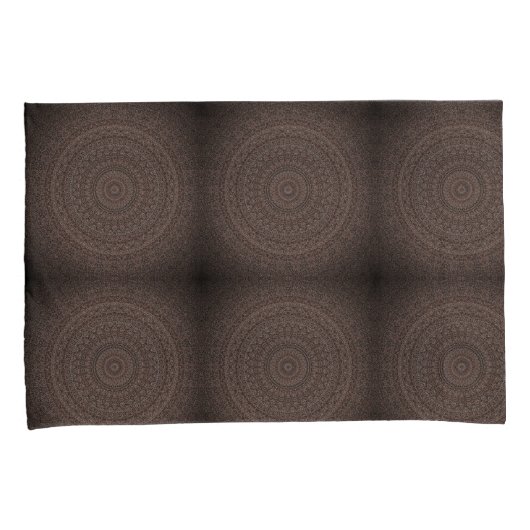 Brown Mandela Design HAMbyWG Pillow Hüllen Kissenbezug (Vorderseite-Rechts)