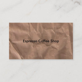 Brown Marble Business Card Visitenkarte