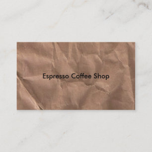 Brown Marble Business Card Visitenkarte