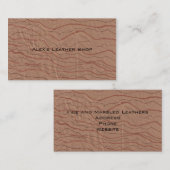Brown Marble Business Cards Visitenkarte (Vorne/Hinten)