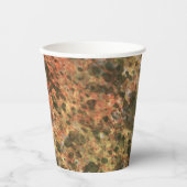 Brown Marble Coffee Cups Pappbecher (Vorderseite)