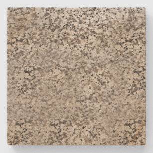 Brown Marble Gepunktet Square Stone Untersetzer