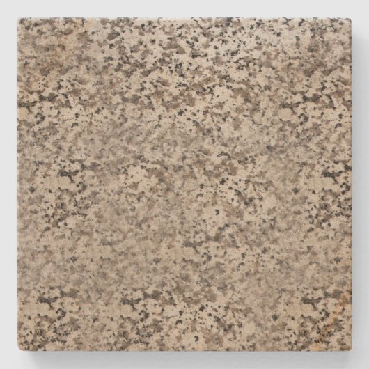 Brown Marble Gepunktet Square Stone Untersetzer (Vorderseite)