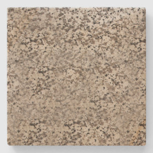 Brown Marble Gepunktet Square Stone Untersetzer
