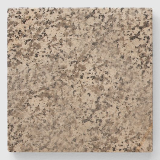 Brown Marble Gepunktet Square Stone Untersetzer (Vorderseite)