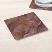 Brown Marble Paper Coasters Rechteckiger Pappuntersetzer (angewinkelt)