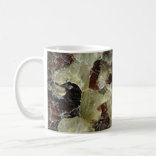 Brown Marbled Quartz Kaffeetasse (Links)