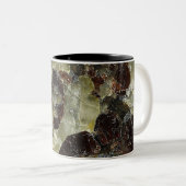 Brown Marbled Quartz Zweifarbige Tasse (VorderseiteRechts)