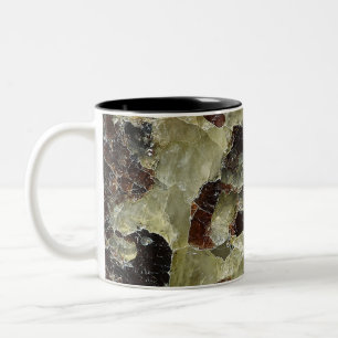 Brown Marbled Quartz Zweifarbige Tasse