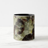 Brown Marbled Quartz Zweifarbige Tasse (Mittel)