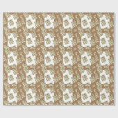 Brown Marigolds Geschenkpapier (Flach)