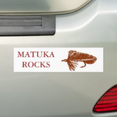 Brown Matuka Forelle Streamer Köder Autoaufkleber (Auf Auto)
