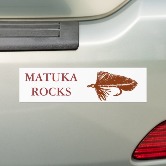 Brown Matuka Forelle Streamer Köder Autoaufkleber (Auf Auto)